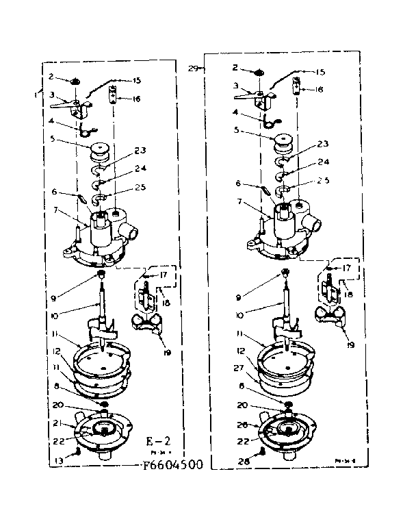 Kenmore 1106604550 pump assembly diagram