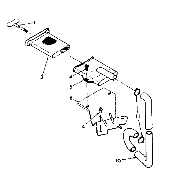 Kenmore 1106604651 filter assembly diagram