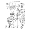 Kenmore 1106604753 machine sub-assembly diagram