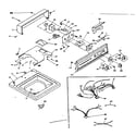 Kenmore 1106604753 top and console assembly diagram