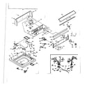 Kenmore 1106605903 top and console assembly diagram