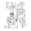 Kenmore 1106604960 machine sub-assembly diagram