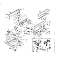 Kenmore 1106604960 top and console assembly diagram