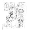 Kenmore 1106614101 machine sub-assembly diagram