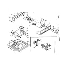 Kenmore 1106614101 top and console assembly diagram