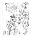 Kenmore 1106615801 machine sub-assembly diagram