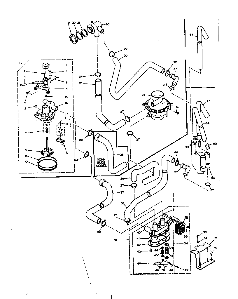 Kenmore 1106614851 water system diagram