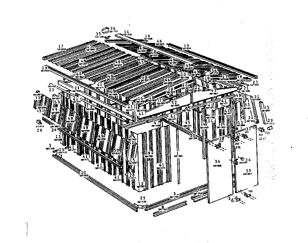 Sears 69660088 replacement parts diagram