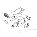 Kenmore 198617211 cabinet parts diagram