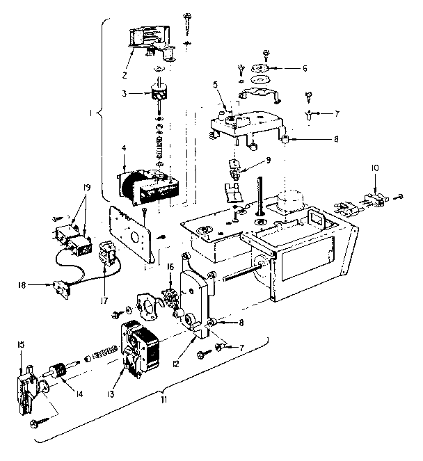 LXI 52843220000 touch tune motor diagram