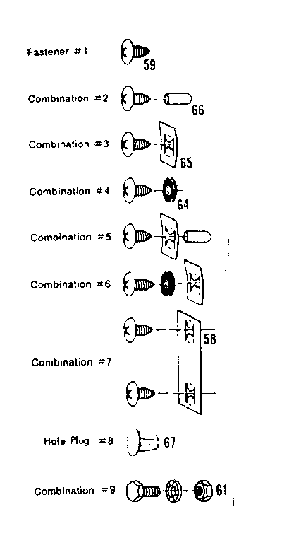 Sears 696608511 repair parts diagram