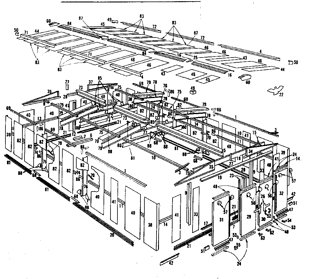 Sears 696608551 replacement parts diagram