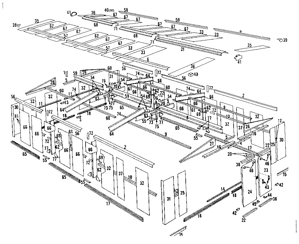 Sears 696608661 replacement parts diagram