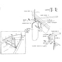 Sears 342600163 rudder assembly diagram