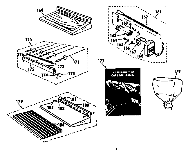 Kenmore 2582328171 optional accessories diagram