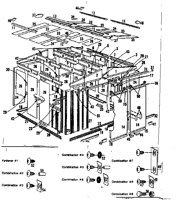 Sears 696608141 replacement parts diagram