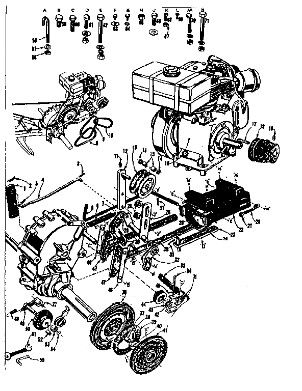 Craftsman 9172575112 drive assembly diagram
