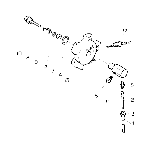 Craftsman 40414 burner head assembly diagram