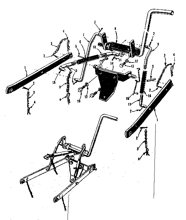 Craftsman 91760629 lift assembly diagram