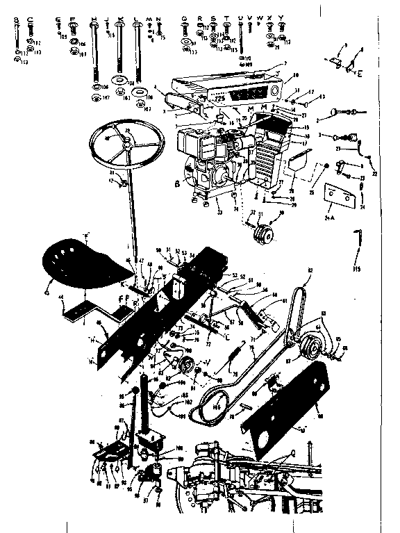 Craftsman 91760623 drive assembly diagram