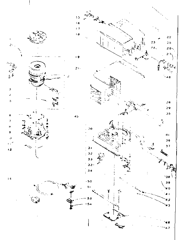 Kenmore 1160762 vacuum cleaner diagram
