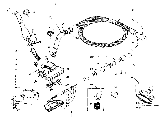 Kenmore 1160762 attachment parts diagram