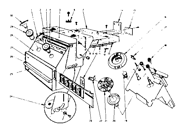 LXI 52843600200 control panel diagram