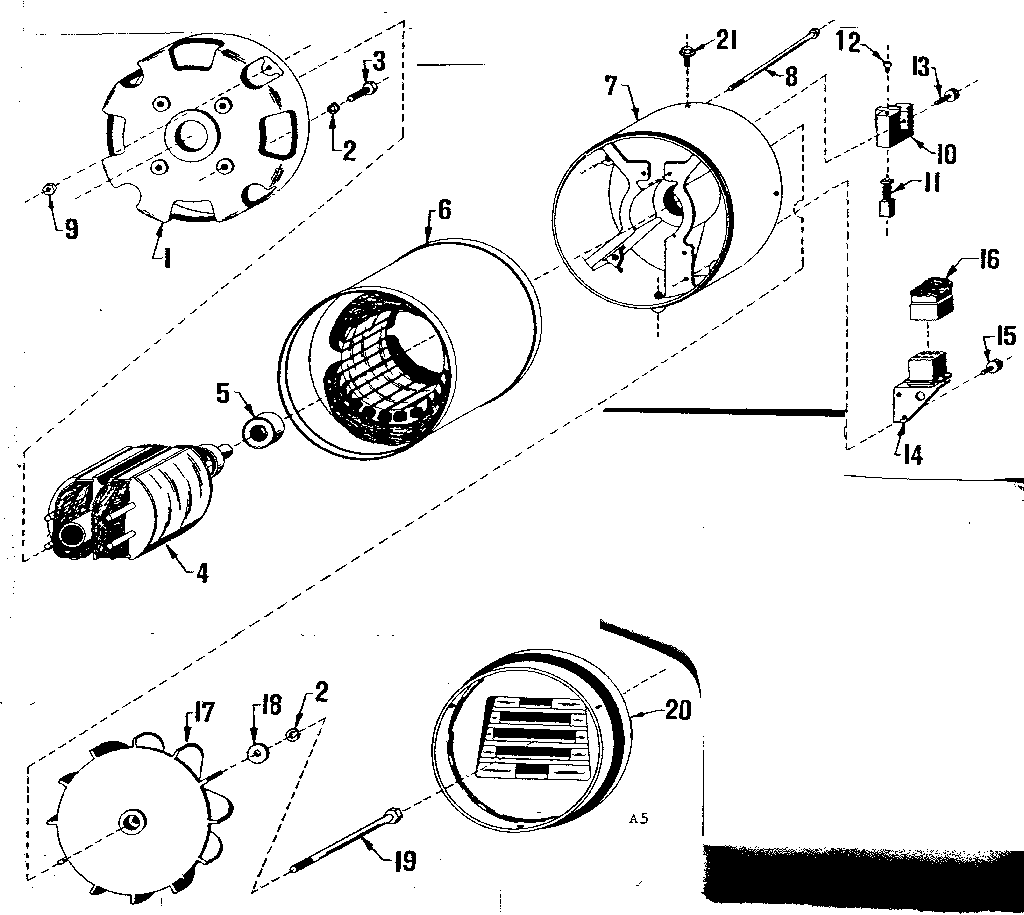 Craftsman 58056042 alternator diagram