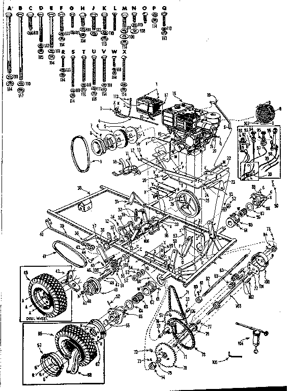 Craftsman 91761201 drive assembly diagram