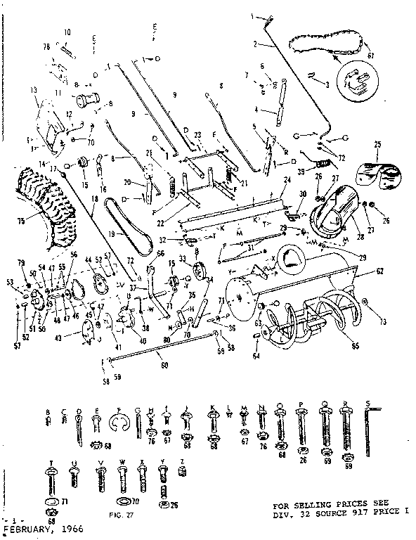 Craftsman 91780378 replacement parts diagram