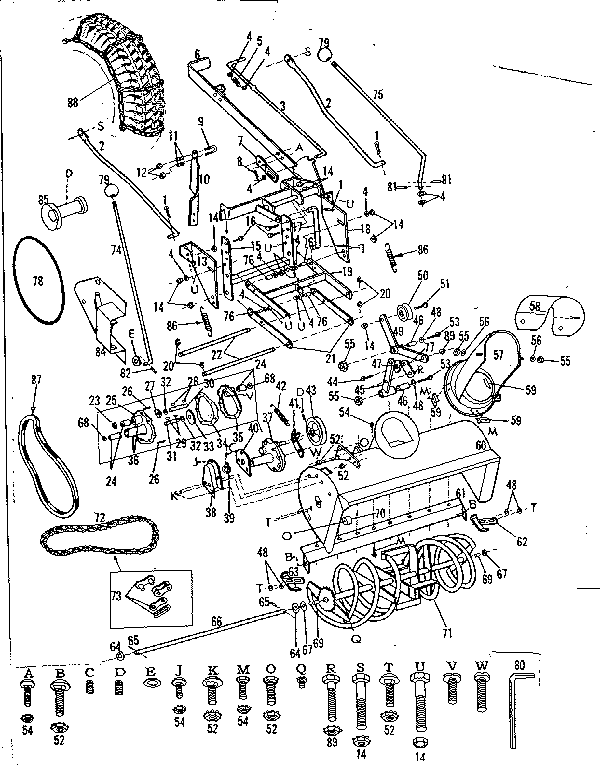 Craftsman 917804750 replacement parts diagram