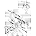 Emco MAXIMAT V10-P gear box housing and gear assembly diagram