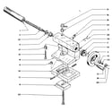 Emco MAXIMAT V10-P tailstock base assembly diagram