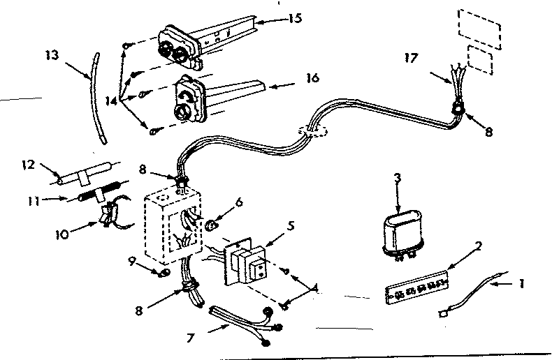 Kenmore 86776372 control assembly diagram