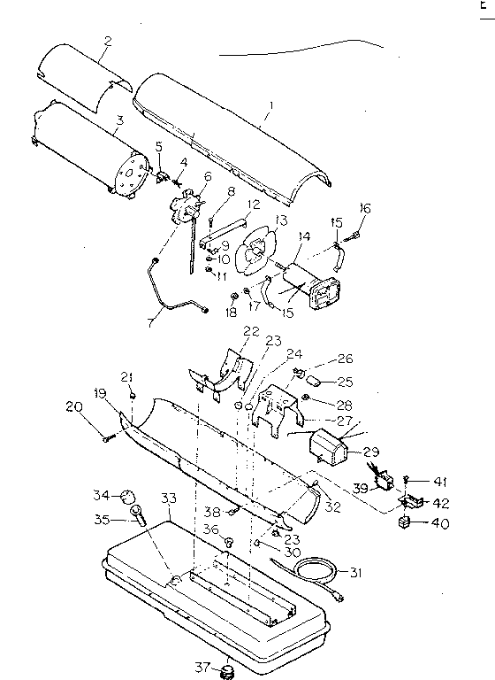Kenmore 583406140 heater assembly diagram