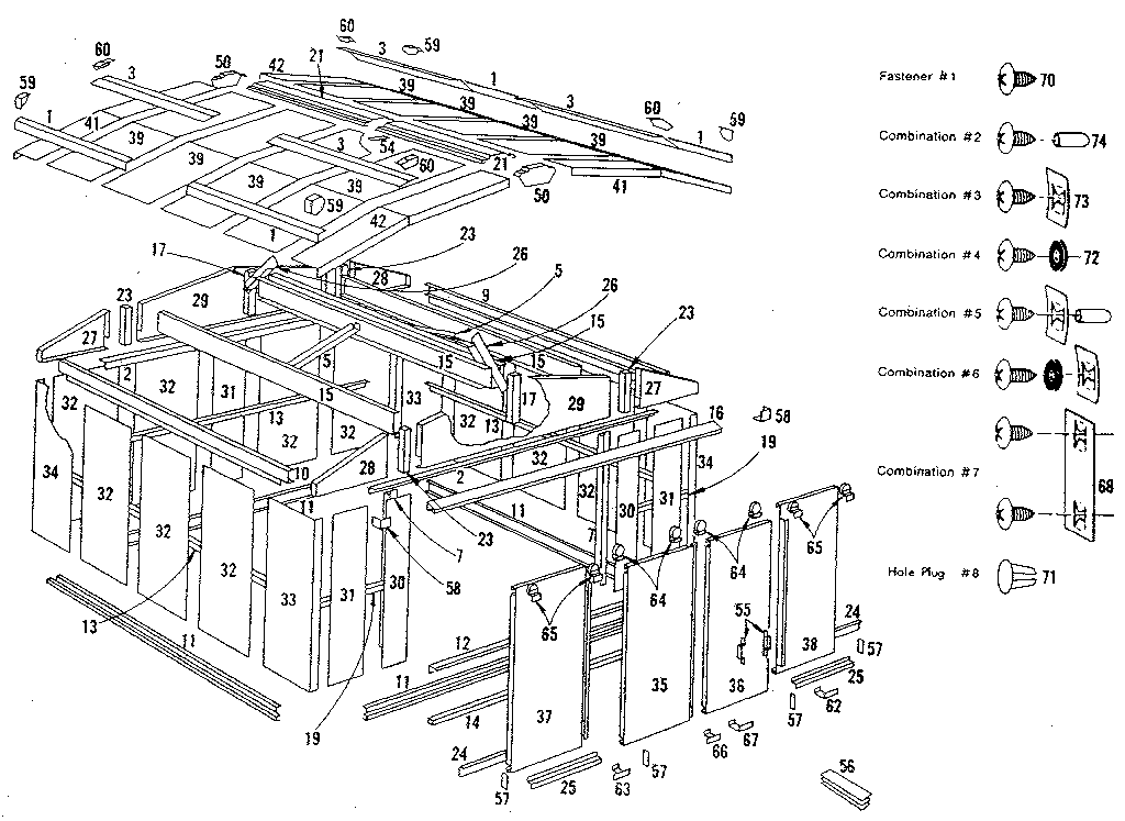 Sears 696604521 replacement parts diagram
