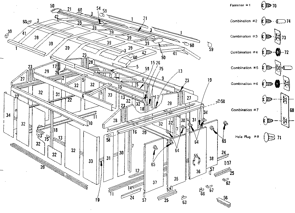 Sears 696604541 replacement parts diagram