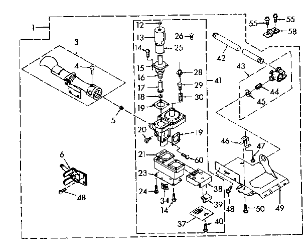 Kenmore 1106817241 burner assembly diagram
