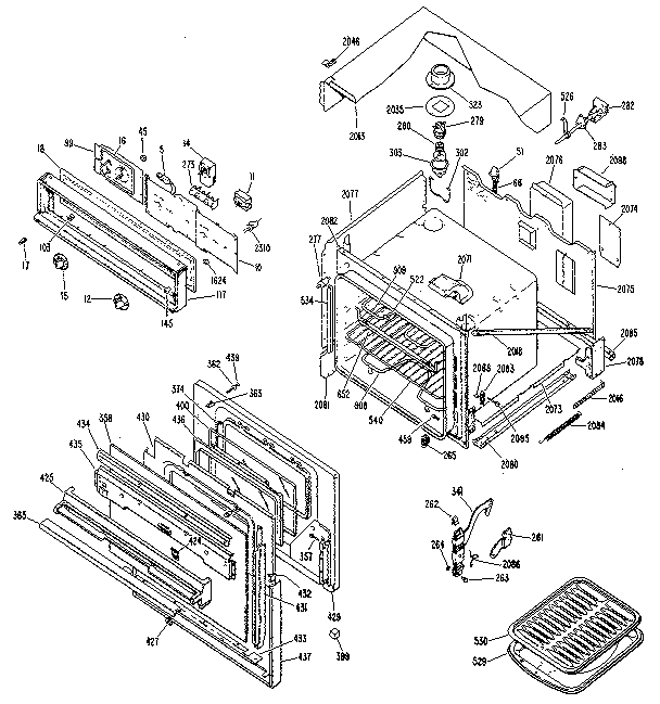 Kenmore 21213(1988) upper oven diagram