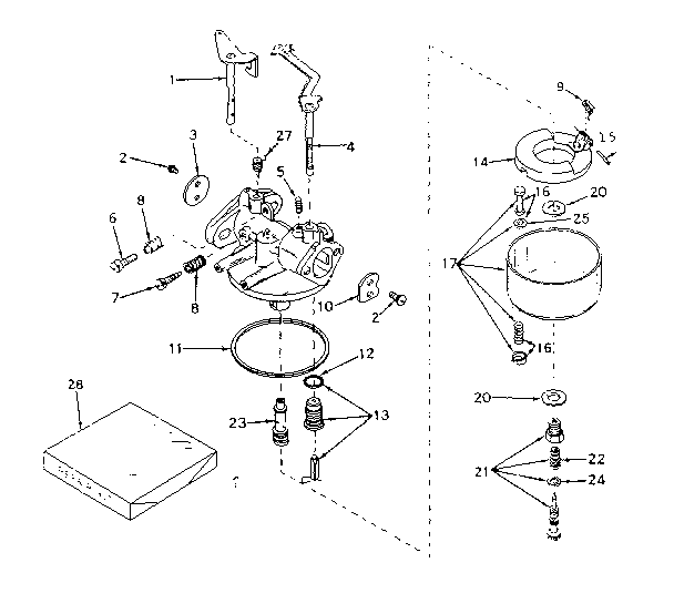 Craftsman 91725311 carburetor diagram