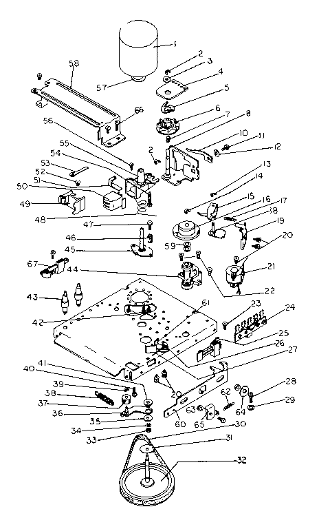 LXI 13291604500 tape mechanism diagram