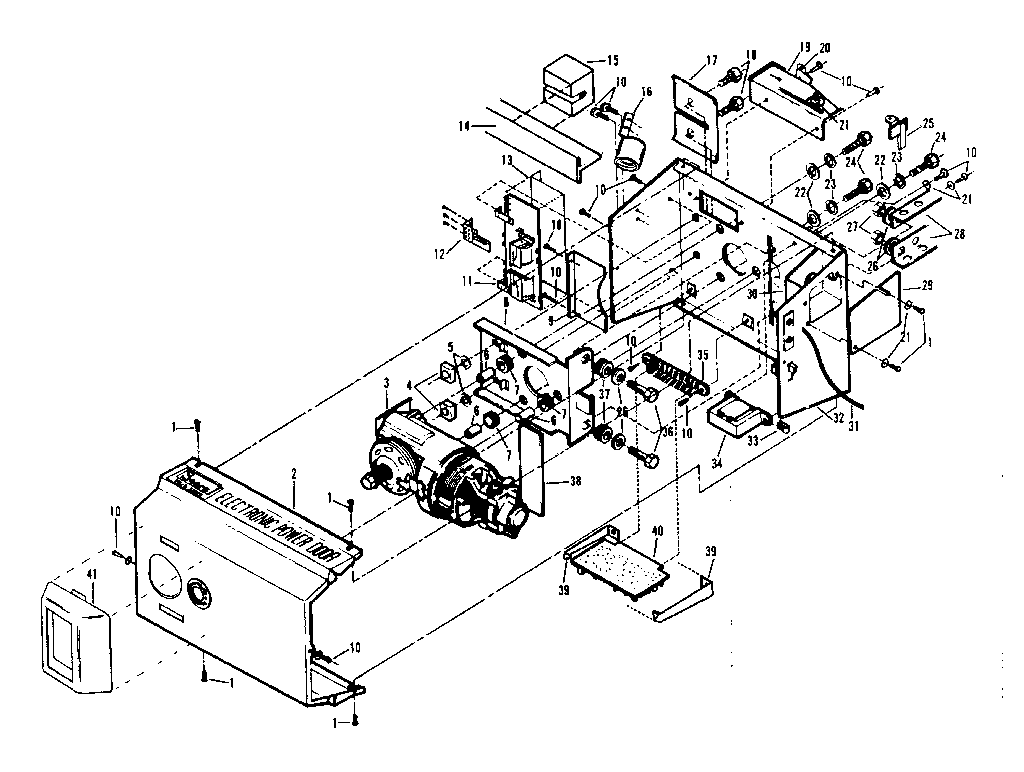 Craftsman 13965122 chassis assembly diagram