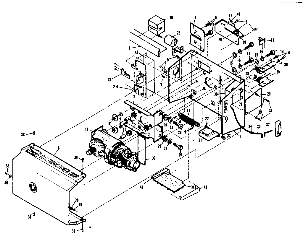 Craftsman 139657000 chassis assembly diagram
