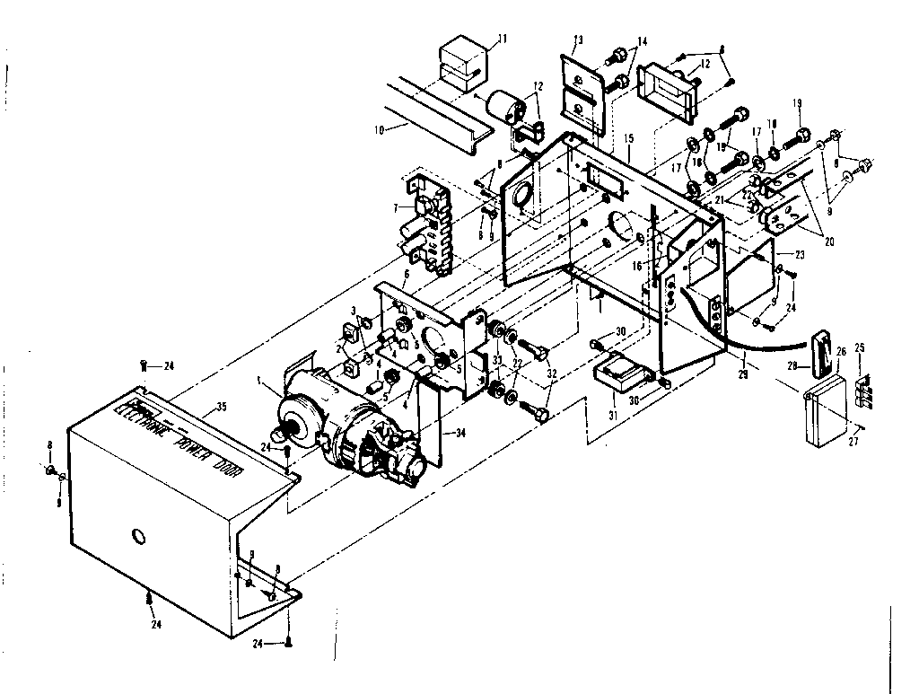 Craftsman 139650100 chassis assembly diagram