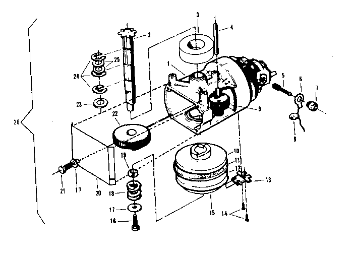 Craftsman 139651120 motor assembly diagram