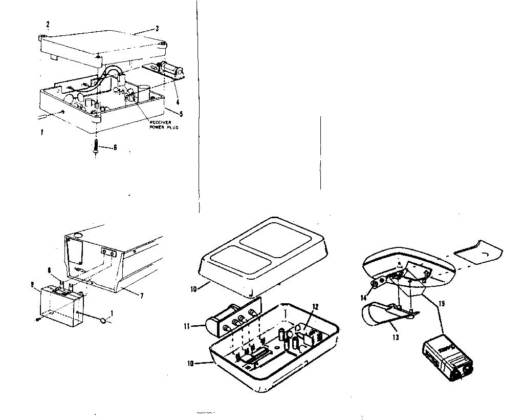 Craftsman 139651120 radio controls and gdo accessories diagram