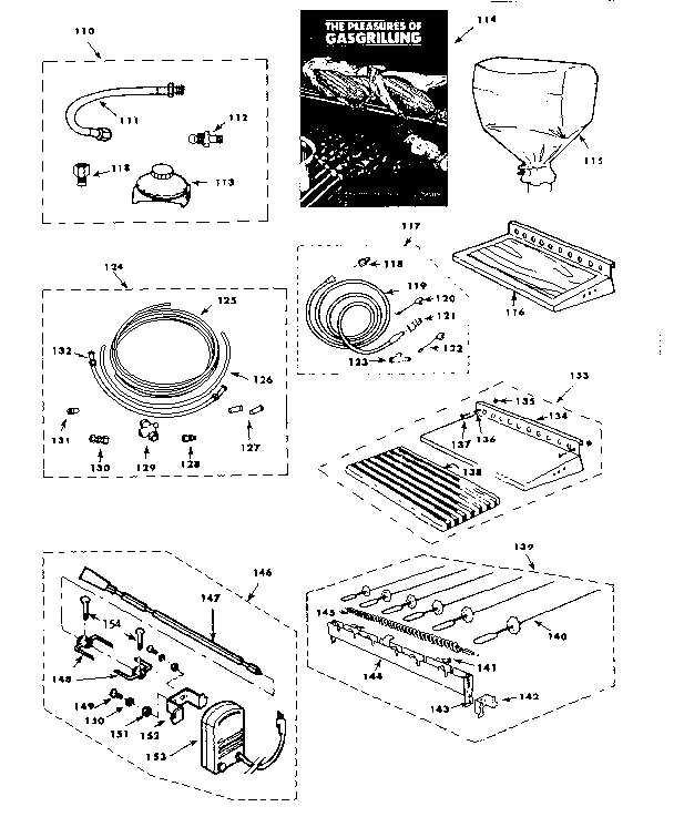Kenmore 2582318010 optional accessories diagram