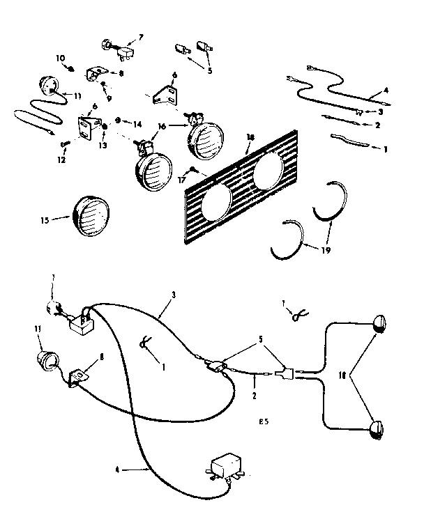 Craftsman 91799421 headlight assembly diagram