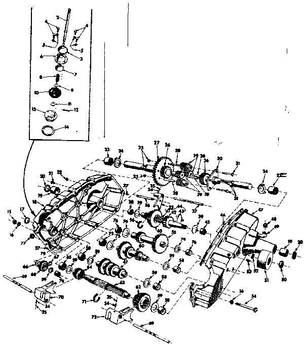 Craftsman 91799421 transmission diagram