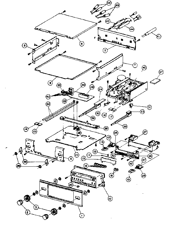Sanyo FT 590 unit diagram